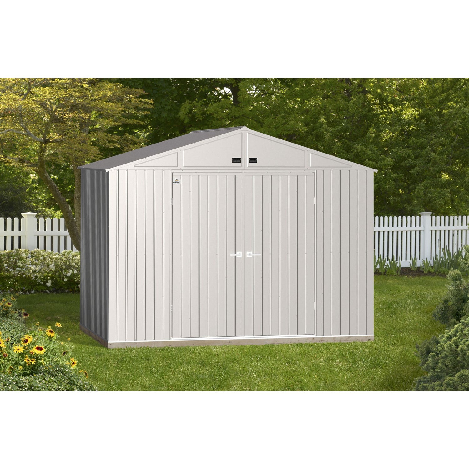 arrow-elite-10-x-8-steel-storage-shed---cool-gray