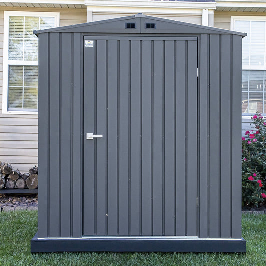 arrow-elite-6-x-6-steel-storage-shed---anthracite