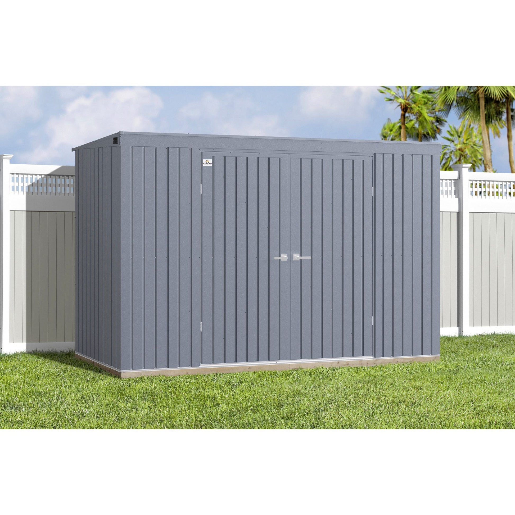 arrow-elite-10-x-4-steel-storage-shed---anthracite