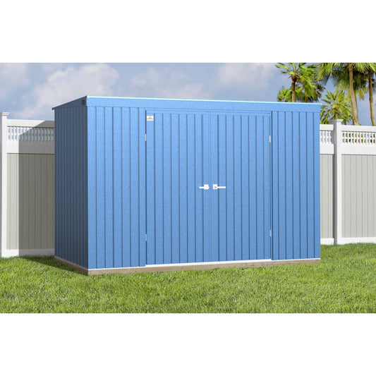arrow-elite-10-x-4-steel-storage-shed---blue-gray