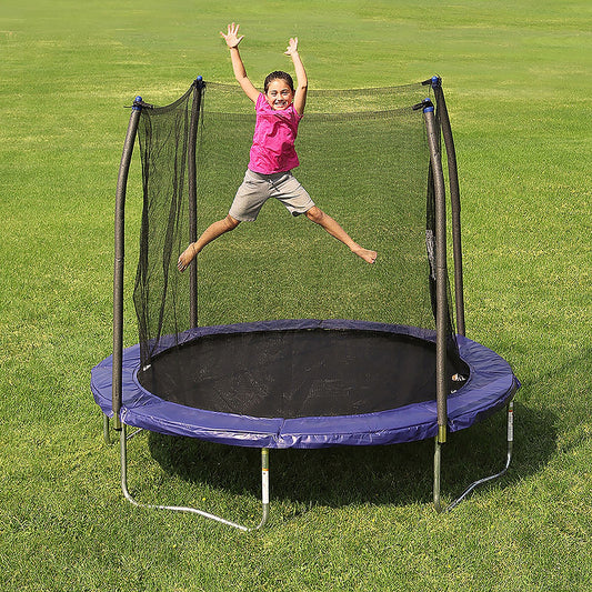 skywalker-trampolines-8-round-trampoline-with-enclosure---blue