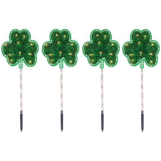 northlight-green-shamrock-st-patricks-day-pathway-marker-lawn-stakes---clear-lights-4-ct