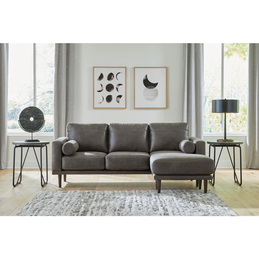arroyo-faux-leather-sofa-chaise---dark-brown