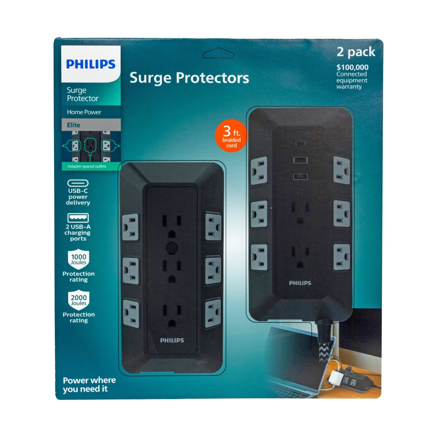 philips-17-outlet-surge-tapprotector-combo-pack---blackgray