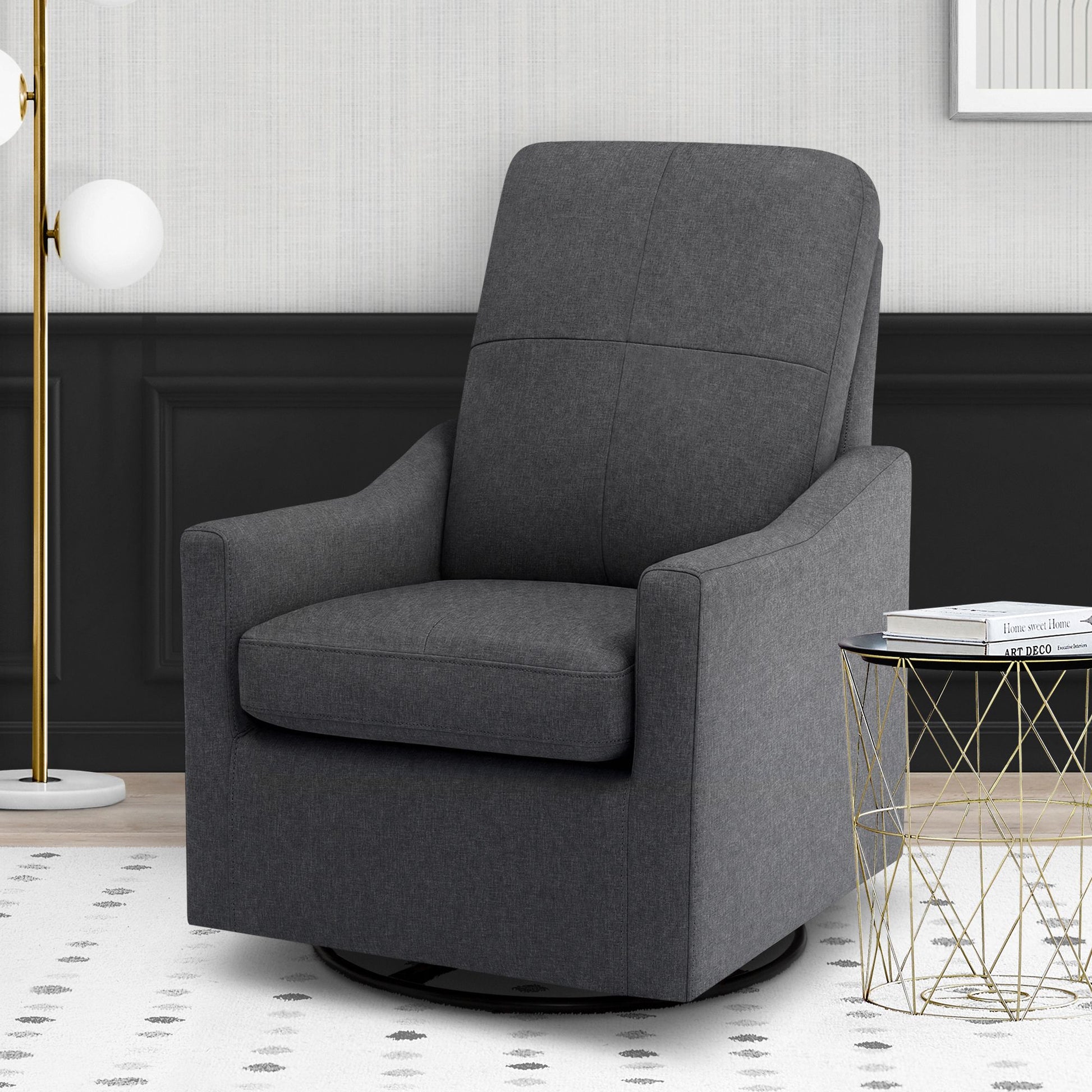 delta-children-kenwood-nursery-glider-rocker-chair---charcoal-grey