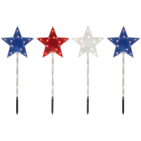 northlight-americana-patriotic-star-stake-lights-4-pk---clear-lights