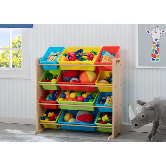 delta-children-kids-toy-storage-organizer-with-12-plastic-bins---multi