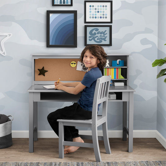 delta-children-kids-wood-desk-with-hutch-and-chair---grey