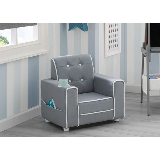 delta-children-chelsea-kids-upholstered-chair-with-cup-holder---grey