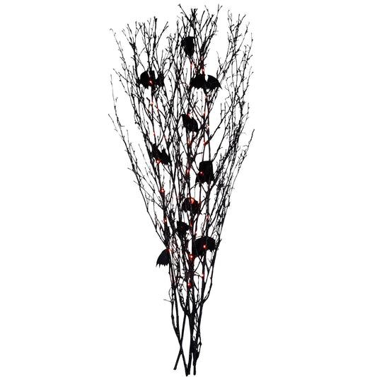 northlight-4-black-glittered-halloween-branch-with-bats---orange-led-lights