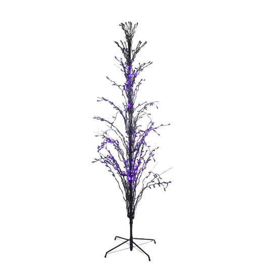 northlight-4-pre-lit-black-cascade-outdoor-halloween-twig-tree---purple-lights