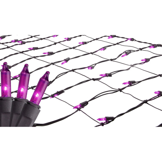 northlight-2-x-8-purple-mini-tree-trunk-wrap-net-lights---brown-wire