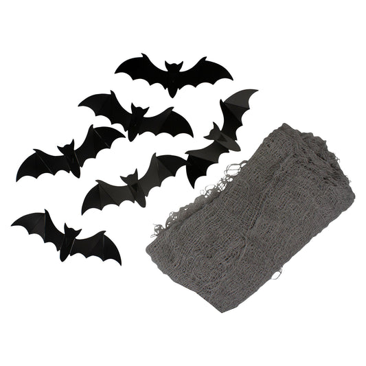 northlight-975-gray-gauze-and-bats-halloween-decoration-kit