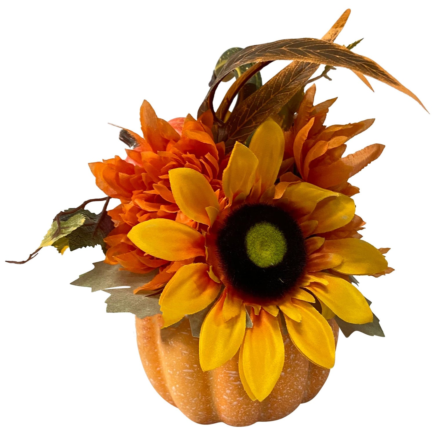 northlight-1475-yellow-sunflower-and-mum-filled-pumpkin-thanksgiving-decor