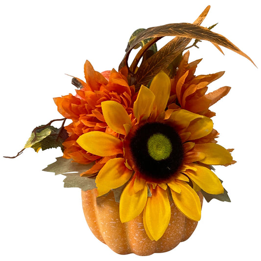 northlight-1475-yellow-sunflower-and-mum-filled-pumpkin-thanksgiving-decor