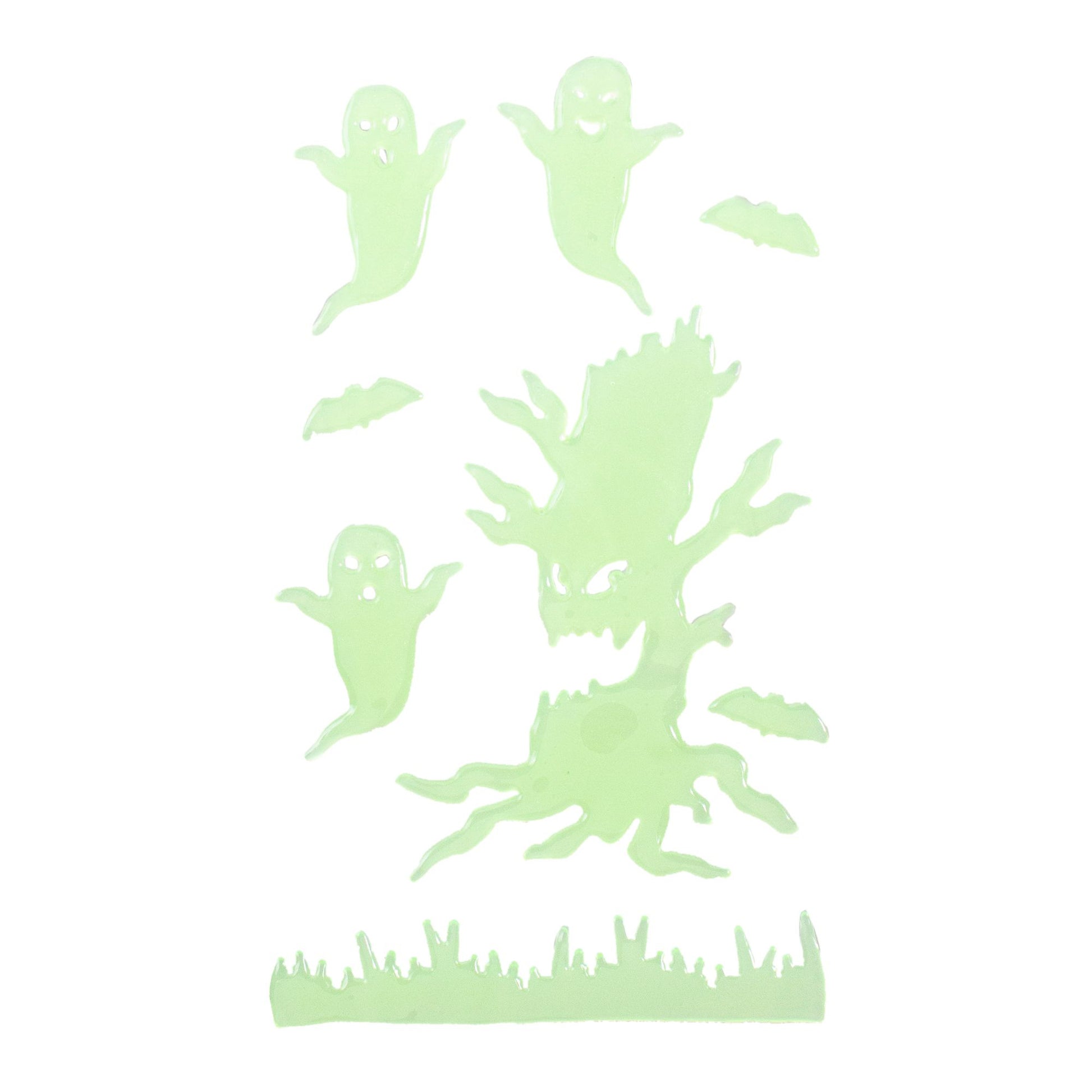 northlight-glow-in-the-dark-evil-tree-and-ghosts-halloween-gel-window-clings