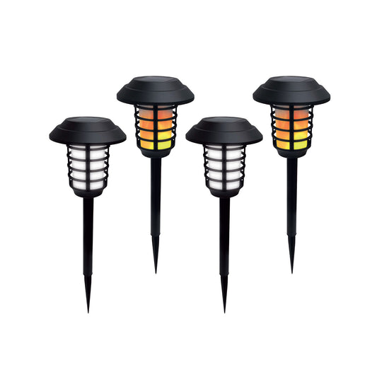 bell-howell-solar-pathway-lights-4-pk---stainless-steel