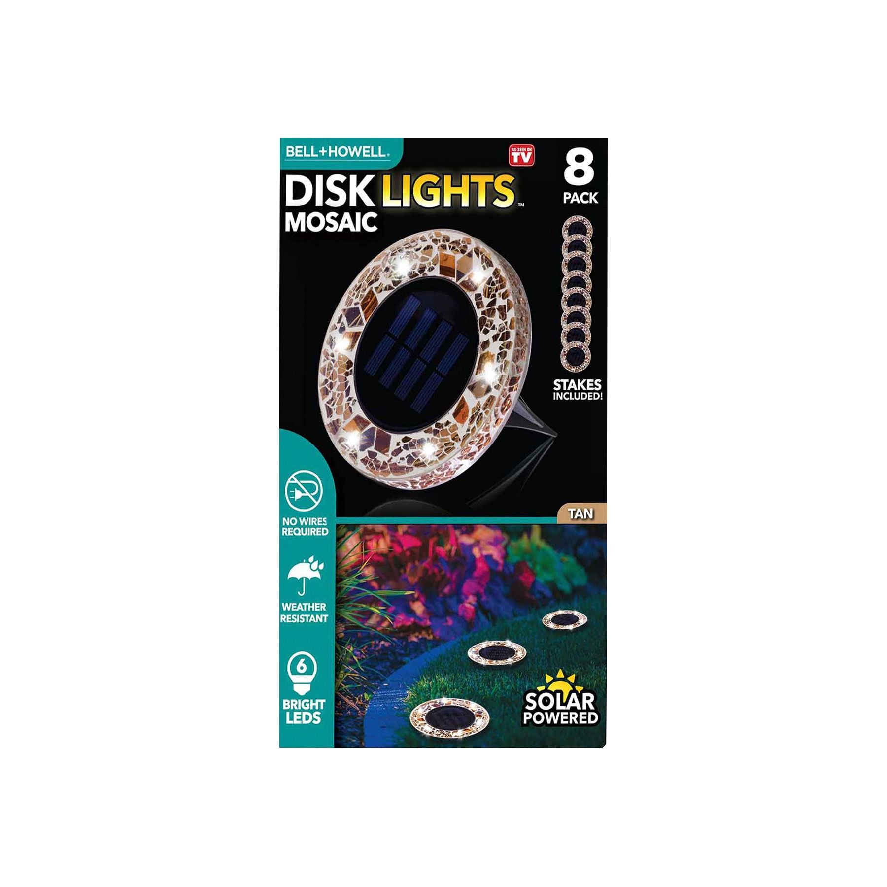 bell-howell-solar-mosaic-disk-lights-tan-8-pk