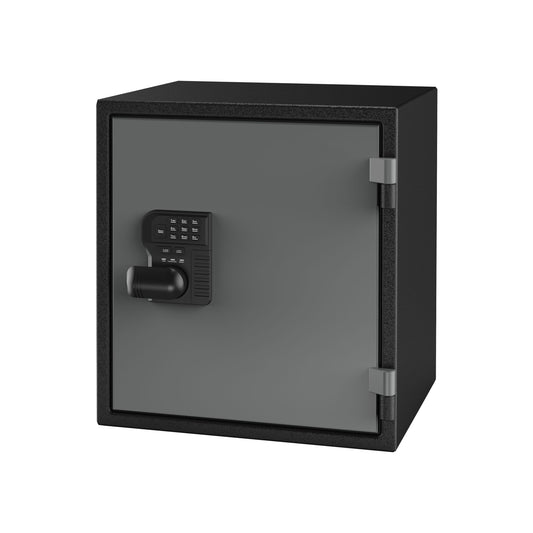 fortress-fire-and-waterproof-safe-with-electronic-lock-in-2-tone-color-black-and-gray
