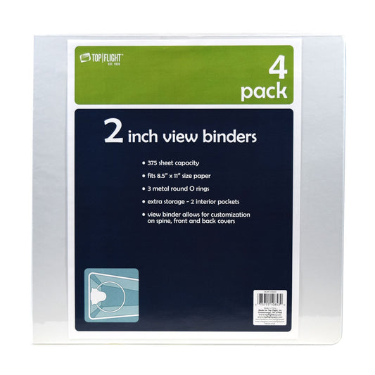 top-flight-2in-view-binders-4pk