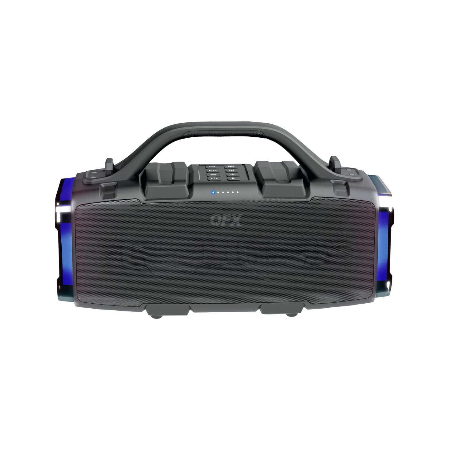 qfx-bt-zx9-high-powered-dual-35-ipx6-waterproof-boom-box-speaker-with-led-lights