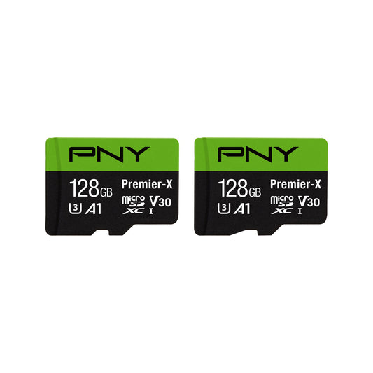 pny-128gb-premier-x-class-10-u3-v30-microsdxc-flash-memory-card-2-pk