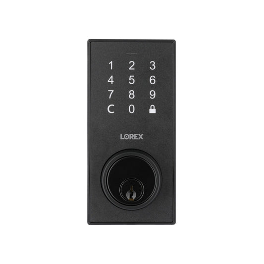lorex-bluetooth-deadbolt-smart-lock-with-touchpad-and-app-control---matte-black