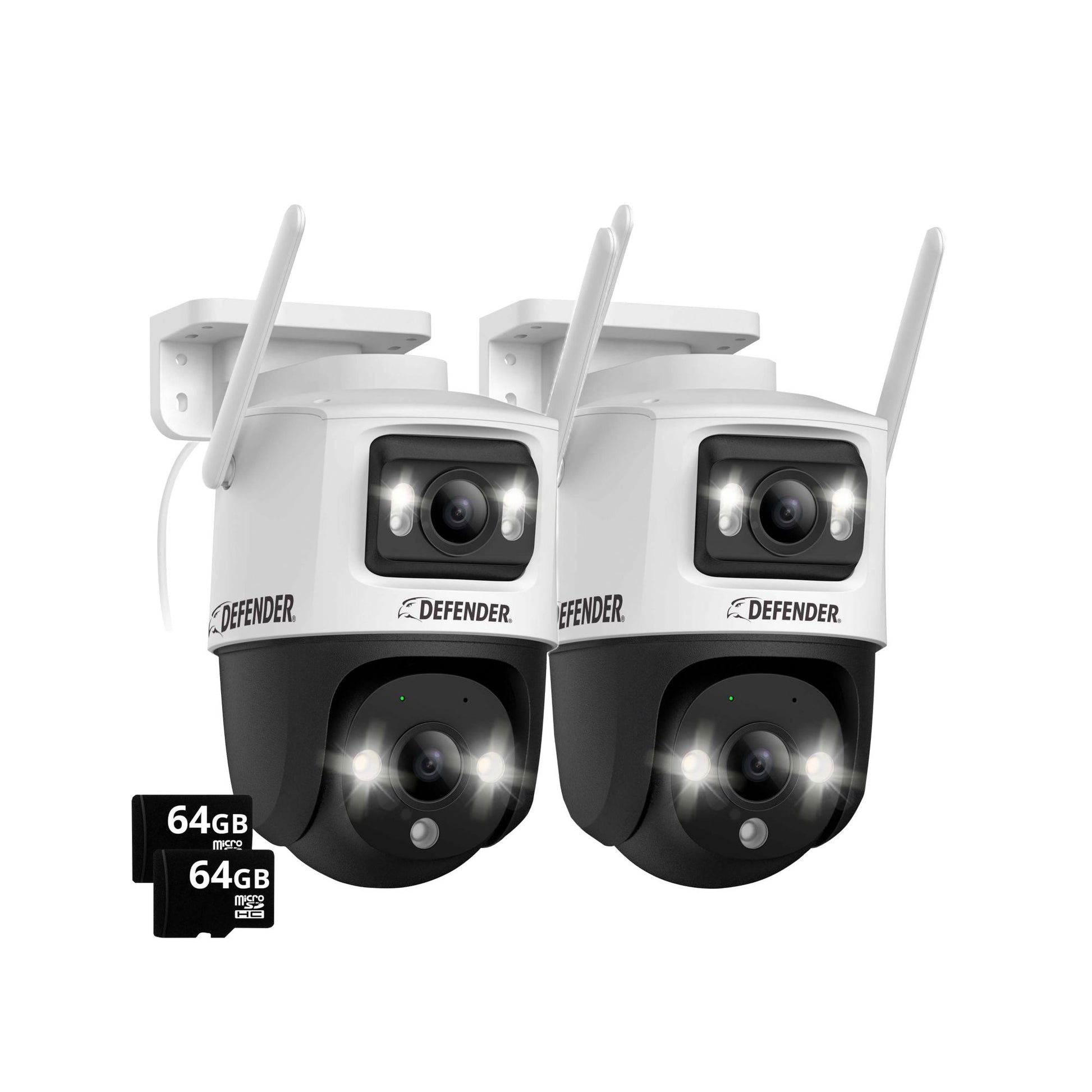 defender-ai-powered-guard-pro-3k-plus-dual-lens-ptz-wi-fi-6-plug-in-security-camera-with-64-gb-sd-card-2-pk