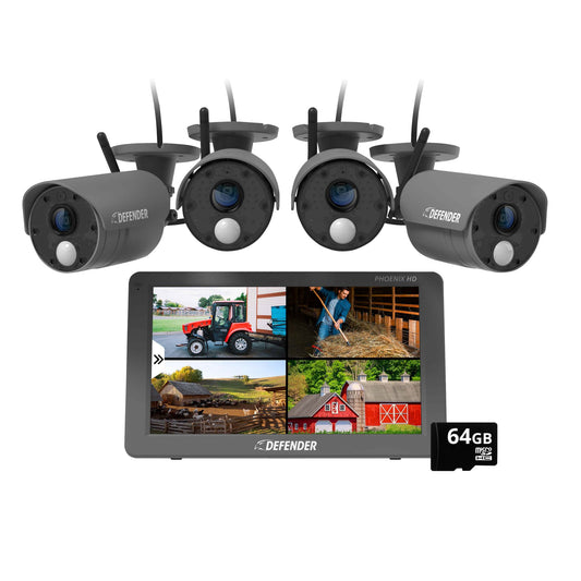 defender-phoenixhd-non-wi-fi-plug-in-power-security-system-with-101-hd-monitor-with-4-cameras-with-64-gb-sd-card