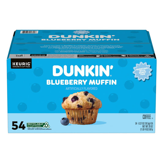 dunkin-blueberry-muffin-ground-coffee-medium-roast-keurig-k-cup-pods-54-ct