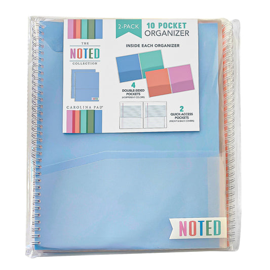 carolina-pad-noted-10-pocket-organizer---2-pk
