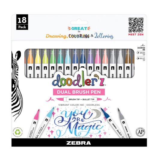 doodlerz-dual-brush-pens-assorted-18-pk