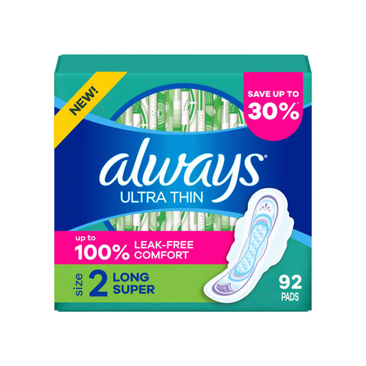always-ultra-thin-feminine-pads-with-wings-for-women-size-2-long-super-absorbency-unscented-92-ct