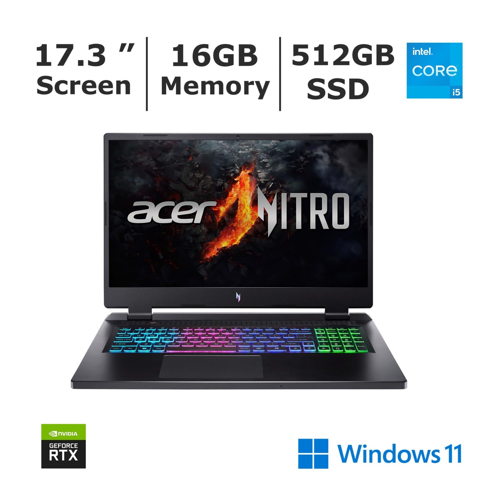 acer-nitro-173-fhd-165hz-notebook-intel-core-i5-processor-16gb-ram-512gb-ssd-nvidia-rtx-4050-graphics-backlit-keyboard