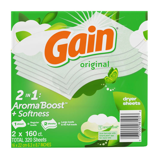 gain-dryer-sheets-with-wrinkle-release---original-scent-320-ct