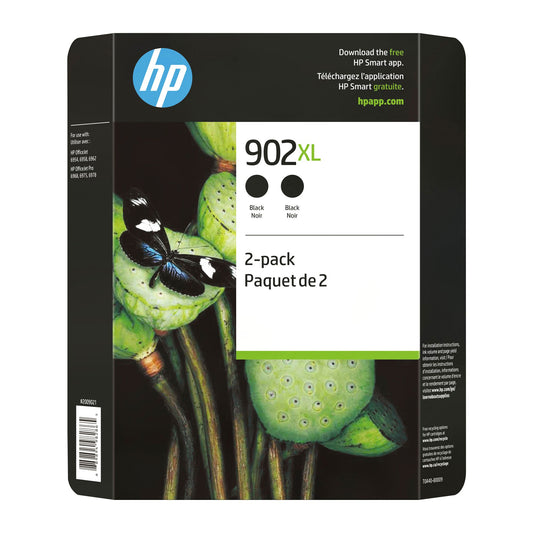 hp-902xl-2-pk-high-yield-ink-cartridge---black---instant-ink-eligible