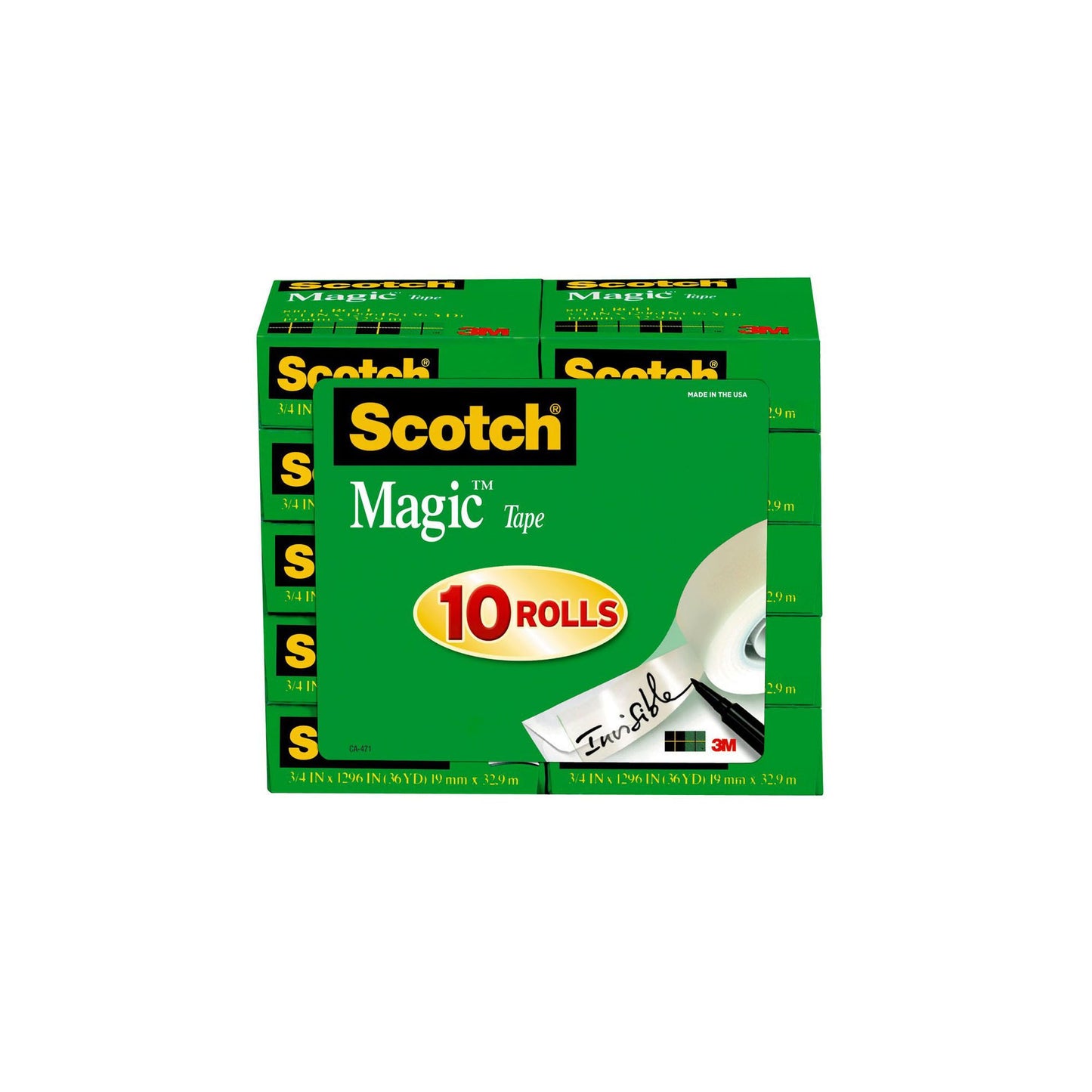 scotch-magic-tape-with-34-core-34-x-1296-10-pk---transparent