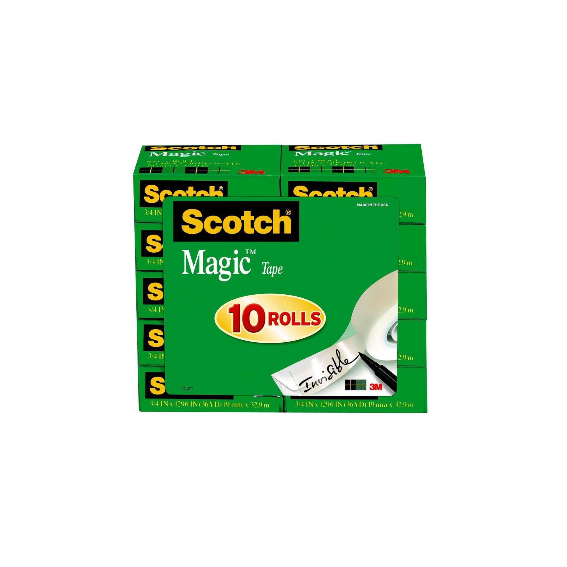 scotch-magic-tape-with-34-core-34-x-1296-10-pk---transparent
